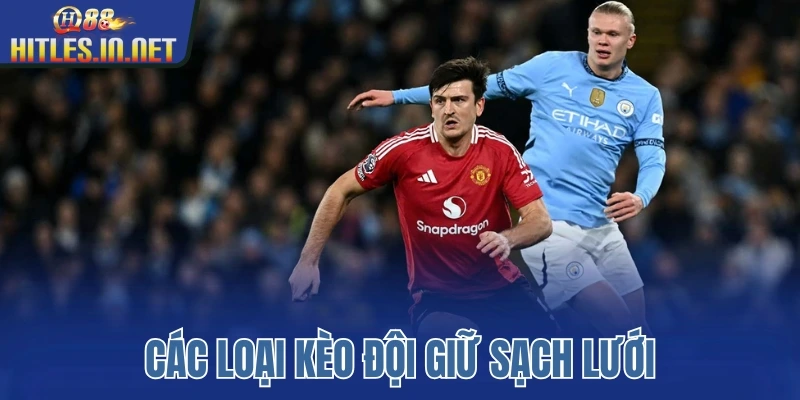 Các loại kèo đội giữ sạch lưới